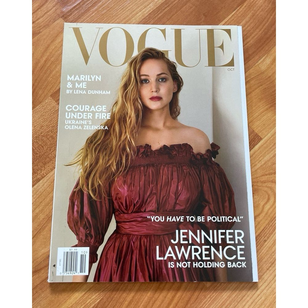 Vogue‎ Magazine October 2022 Jennifer Lawrence
